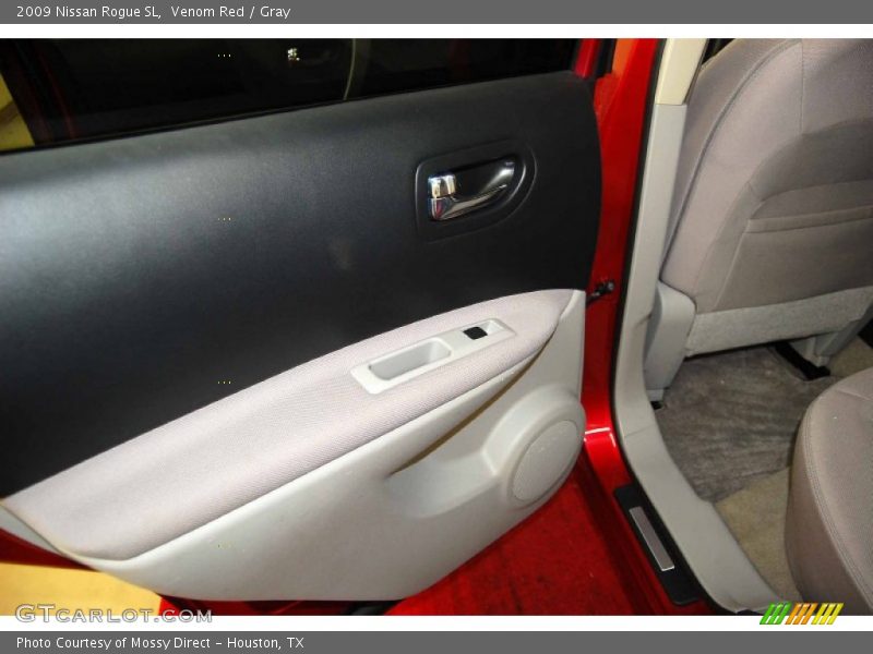 Venom Red / Gray 2009 Nissan Rogue SL