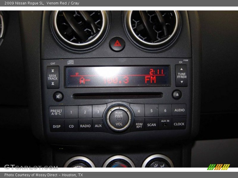 Venom Red / Gray 2009 Nissan Rogue SL