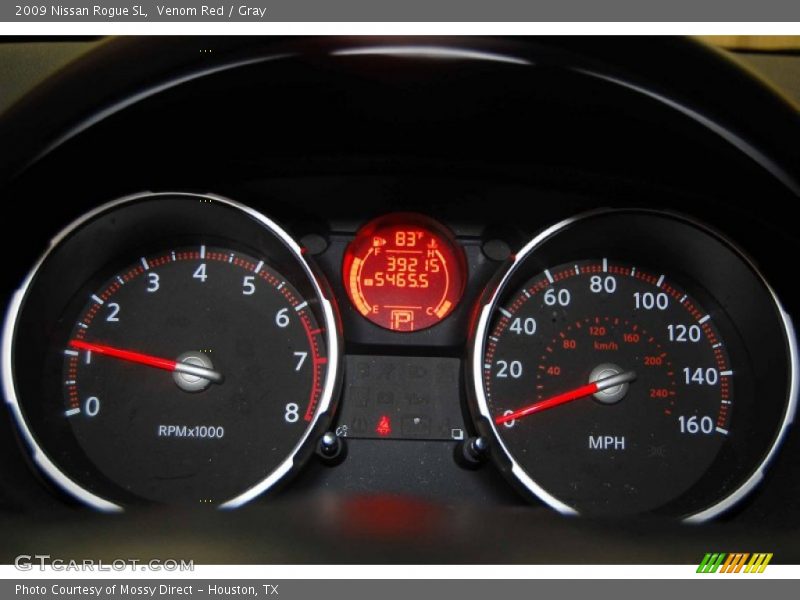 Venom Red / Gray 2009 Nissan Rogue SL