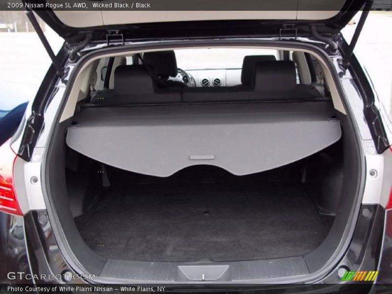 Wicked Black / Black 2009 Nissan Rogue SL AWD