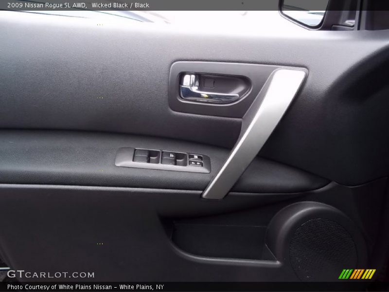 Wicked Black / Black 2009 Nissan Rogue SL AWD