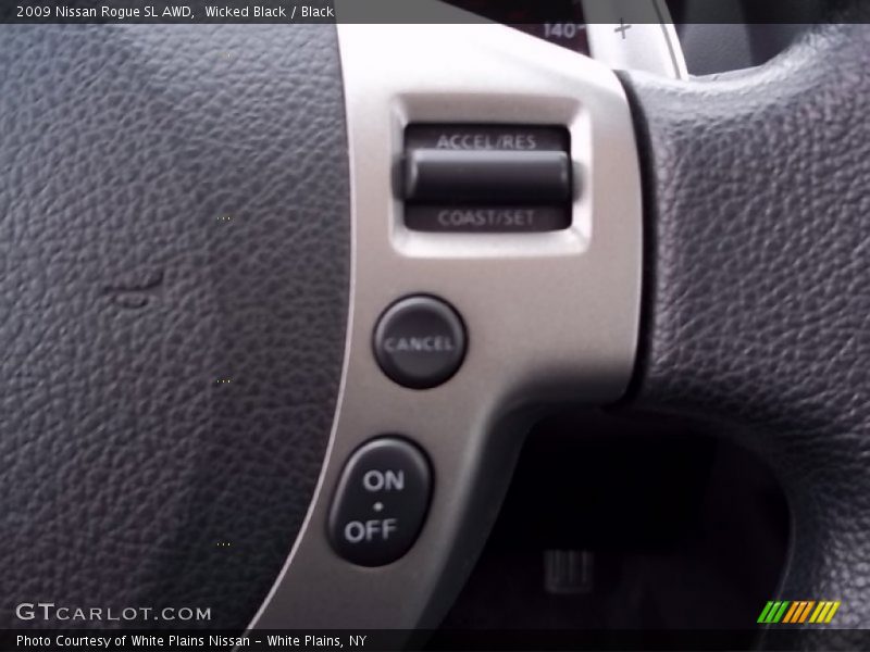 Wicked Black / Black 2009 Nissan Rogue SL AWD