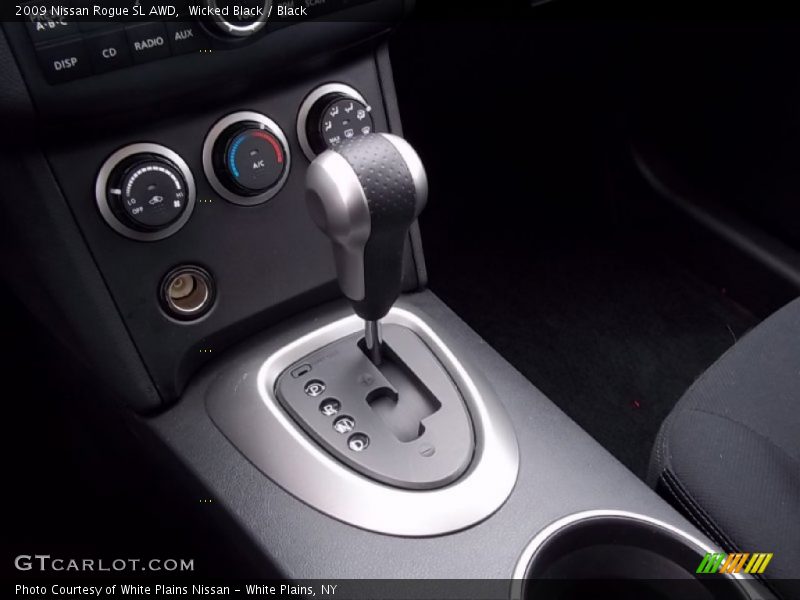 Wicked Black / Black 2009 Nissan Rogue SL AWD