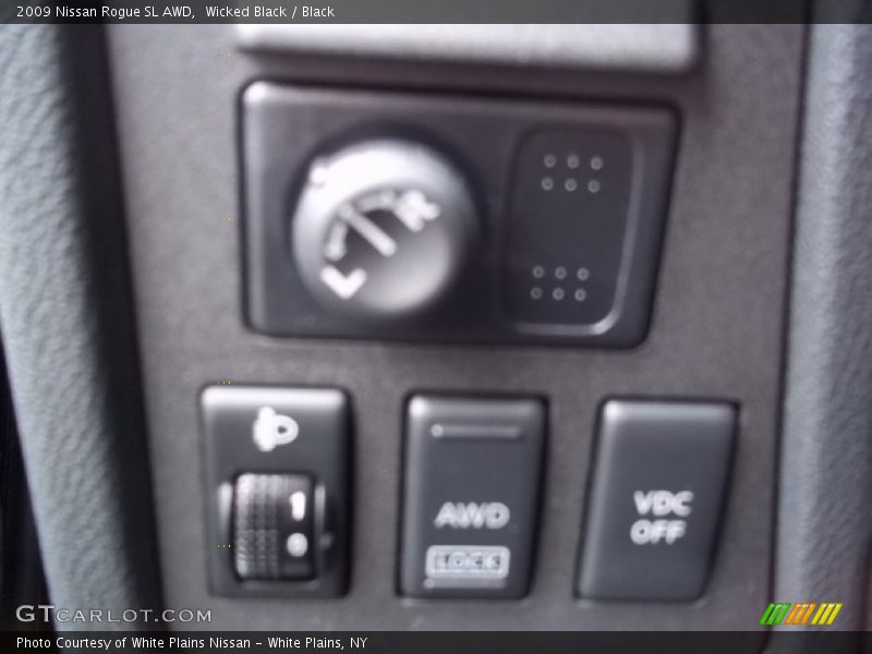 Wicked Black / Black 2009 Nissan Rogue SL AWD