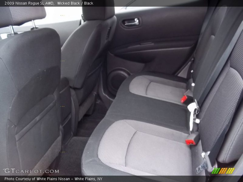 Wicked Black / Black 2009 Nissan Rogue SL AWD