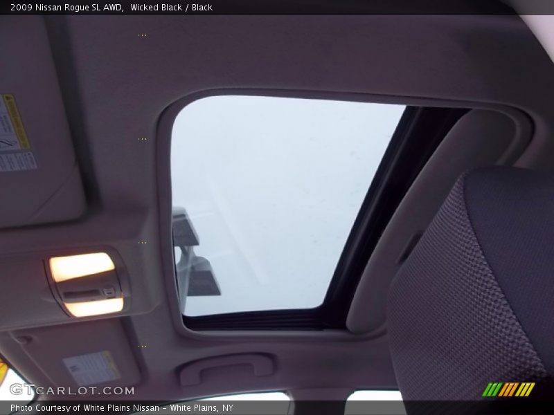Wicked Black / Black 2009 Nissan Rogue SL AWD
