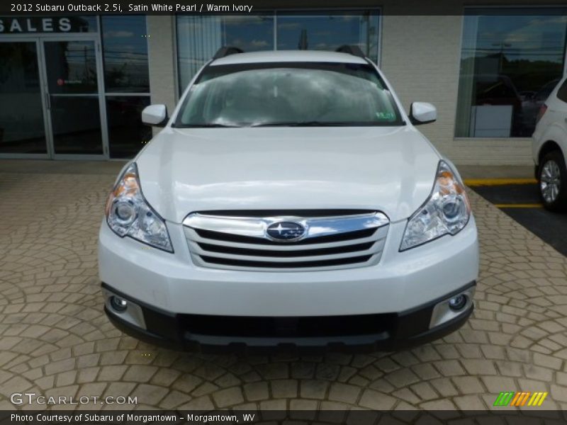 Satin White Pearl / Warm Ivory 2012 Subaru Outback 2.5i