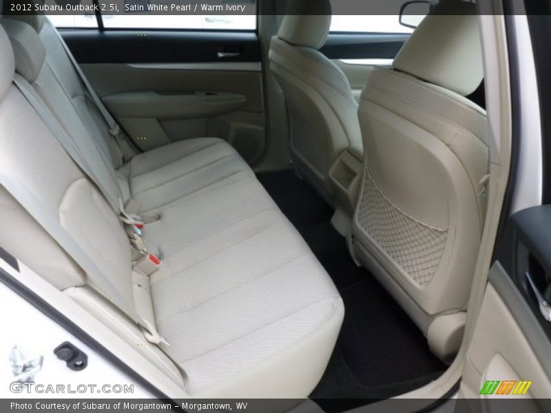 Satin White Pearl / Warm Ivory 2012 Subaru Outback 2.5i