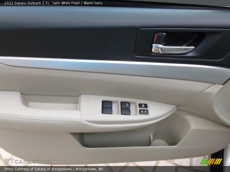 Satin White Pearl / Warm Ivory 2012 Subaru Outback 2.5i