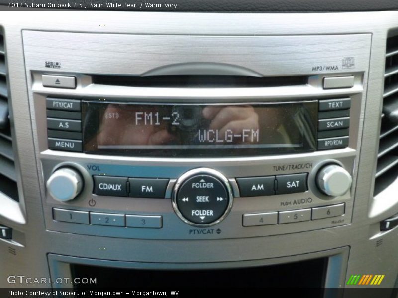 Satin White Pearl / Warm Ivory 2012 Subaru Outback 2.5i