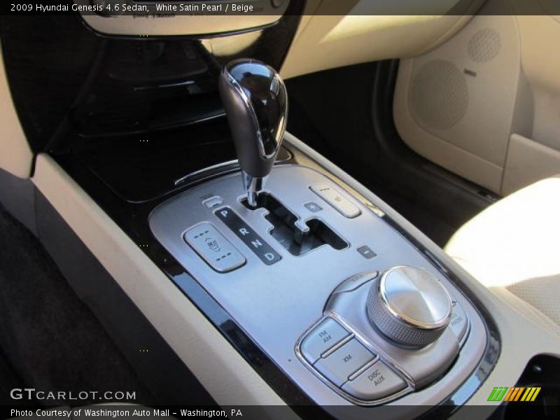 White Satin Pearl / Beige 2009 Hyundai Genesis 4.6 Sedan