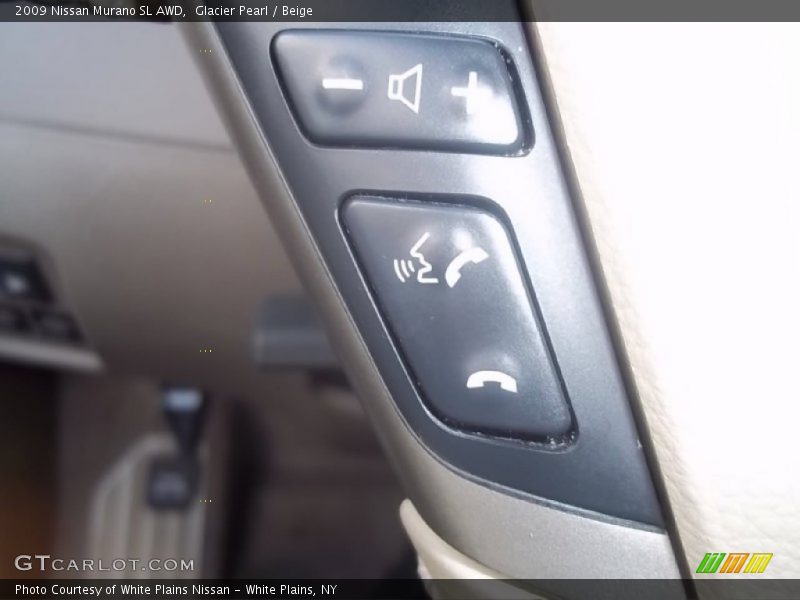 Glacier Pearl / Beige 2009 Nissan Murano SL AWD