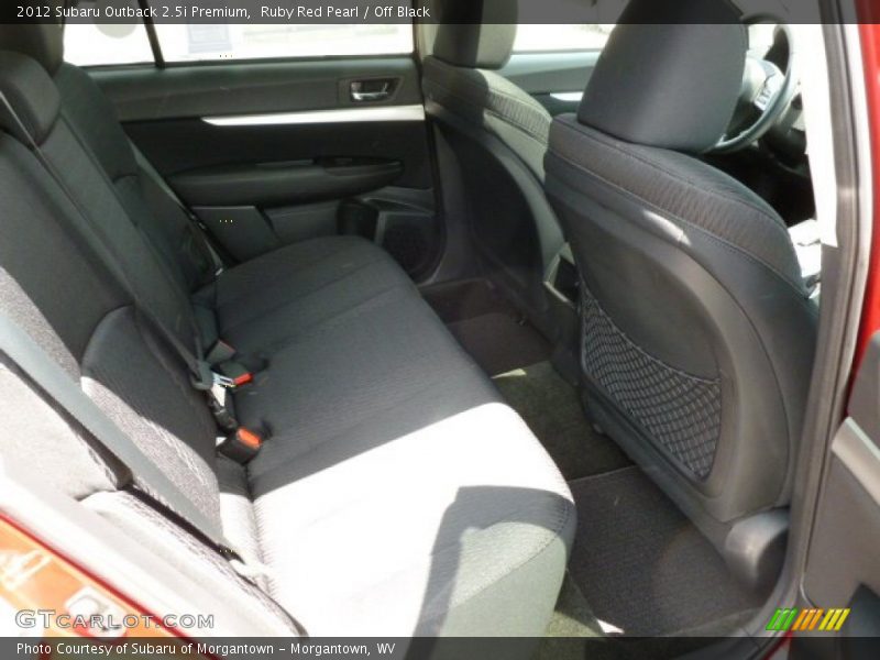 Ruby Red Pearl / Off Black 2012 Subaru Outback 2.5i Premium