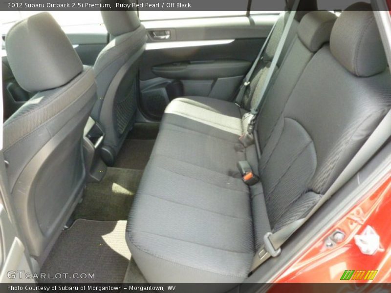 Ruby Red Pearl / Off Black 2012 Subaru Outback 2.5i Premium