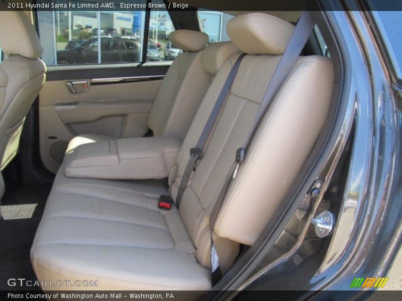 Espresso Brown / Beige 2011 Hyundai Santa Fe Limited AWD