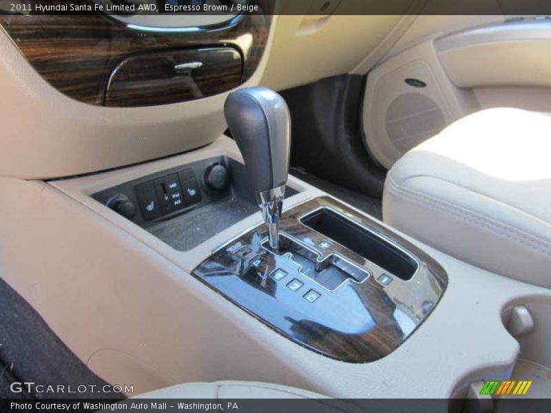 Espresso Brown / Beige 2011 Hyundai Santa Fe Limited AWD