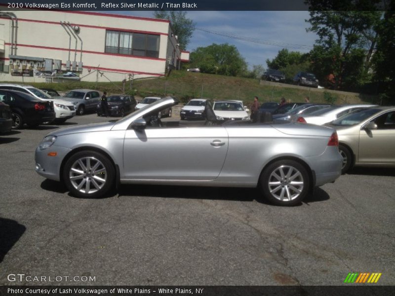 Reflex Silver Metallic / Titan Black 2010 Volkswagen Eos Komfort