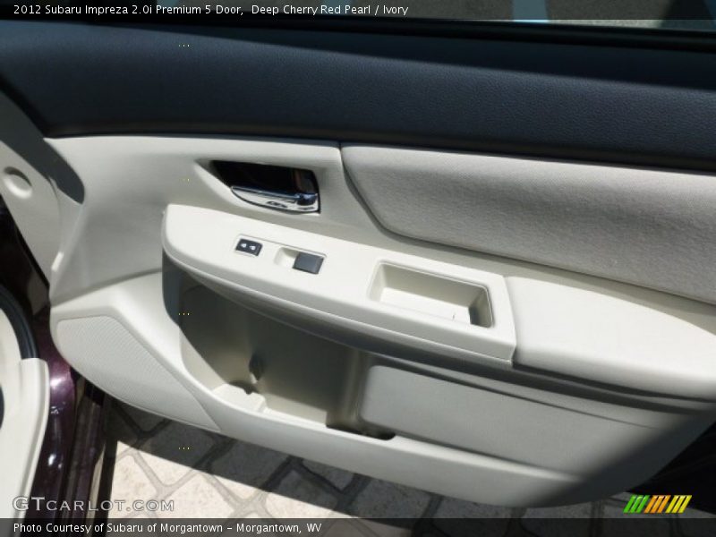 Deep Cherry Red Pearl / Ivory 2012 Subaru Impreza 2.0i Premium 5 Door