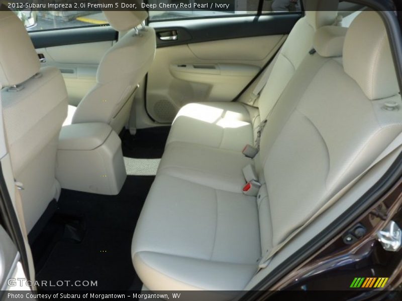 Deep Cherry Red Pearl / Ivory 2012 Subaru Impreza 2.0i Premium 5 Door