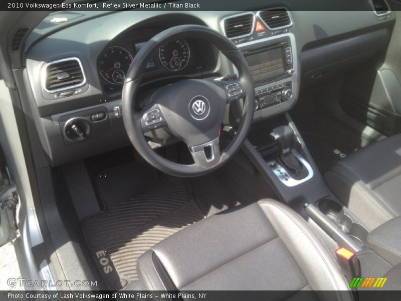 Reflex Silver Metallic / Titan Black 2010 Volkswagen Eos Komfort