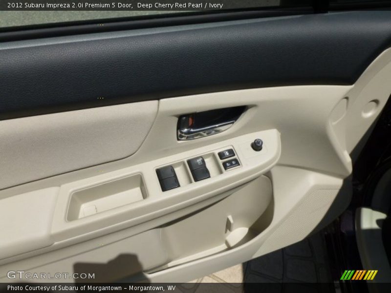 Deep Cherry Red Pearl / Ivory 2012 Subaru Impreza 2.0i Premium 5 Door