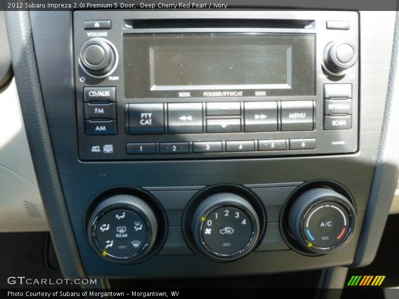 Deep Cherry Red Pearl / Ivory 2012 Subaru Impreza 2.0i Premium 5 Door