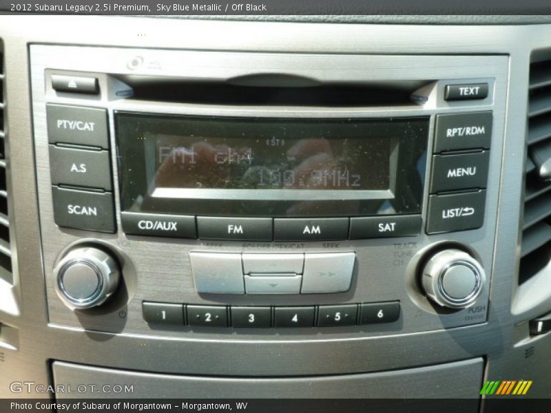 Sky Blue Metallic / Off Black 2012 Subaru Legacy 2.5i Premium