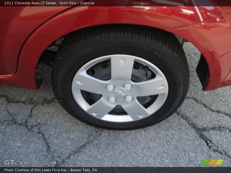 Sport Red / Charcoal 2011 Chevrolet Aveo LT Sedan