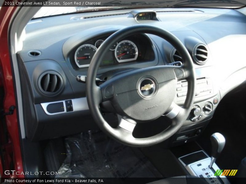 Sport Red / Charcoal 2011 Chevrolet Aveo LT Sedan