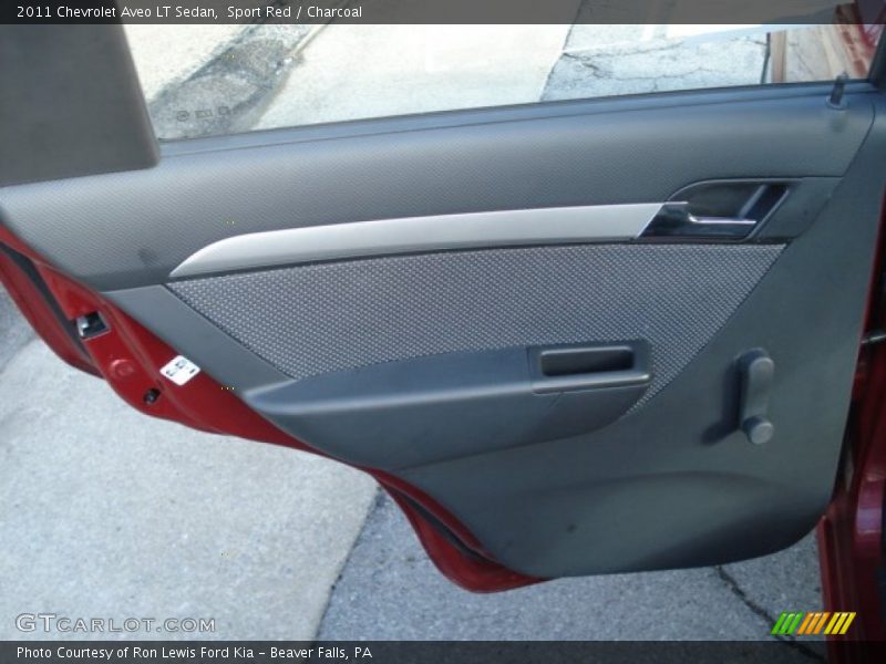 Sport Red / Charcoal 2011 Chevrolet Aveo LT Sedan