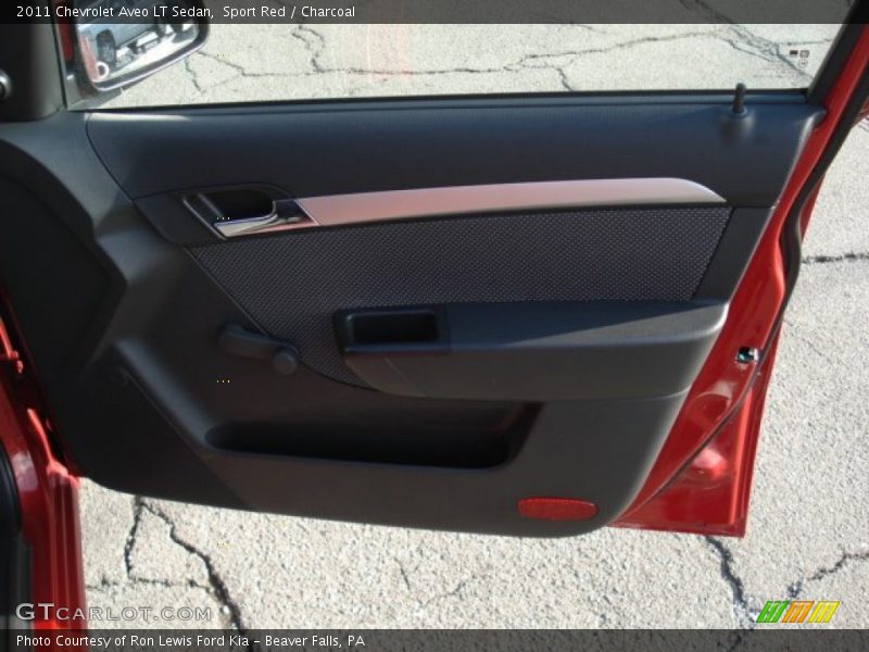 Sport Red / Charcoal 2011 Chevrolet Aveo LT Sedan