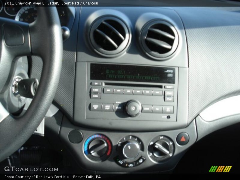 Sport Red / Charcoal 2011 Chevrolet Aveo LT Sedan
