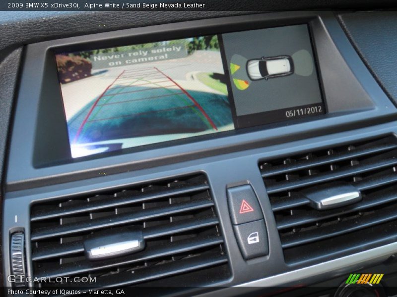 Alpine White / Sand Beige Nevada Leather 2009 BMW X5 xDrive30i