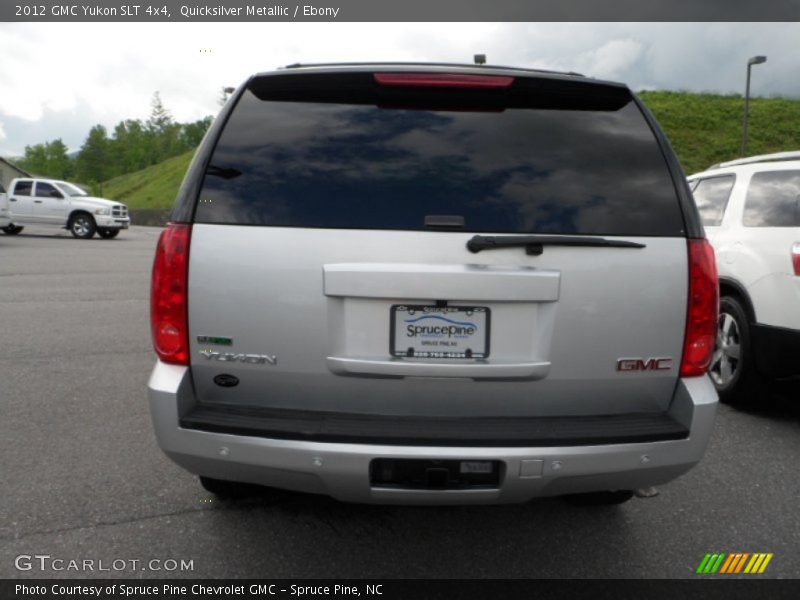 Quicksilver Metallic / Ebony 2012 GMC Yukon SLT 4x4