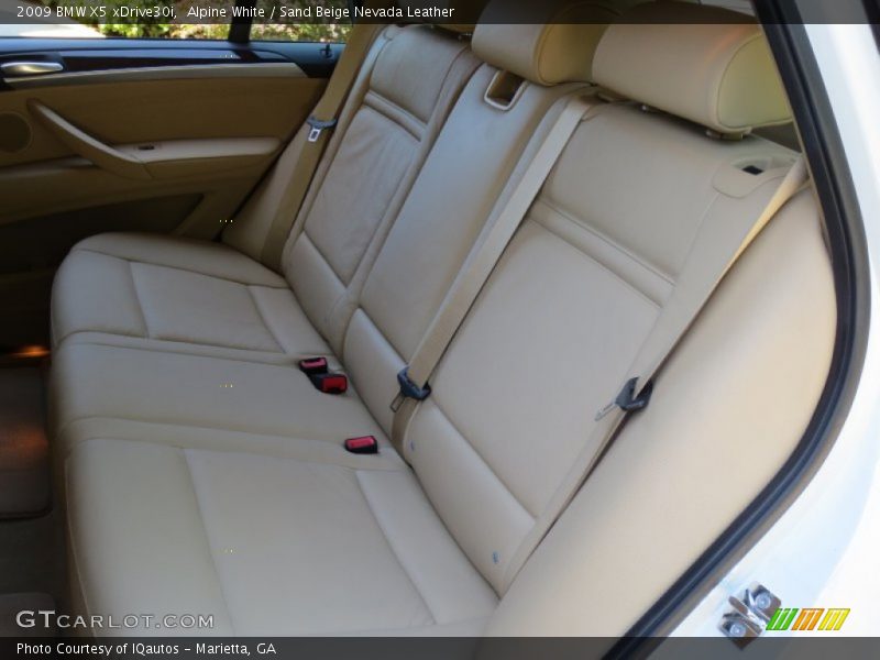 Alpine White / Sand Beige Nevada Leather 2009 BMW X5 xDrive30i