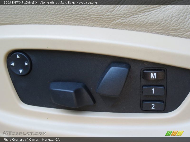 Alpine White / Sand Beige Nevada Leather 2009 BMW X5 xDrive30i