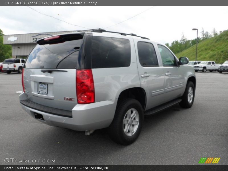Quicksilver Metallic / Ebony 2012 GMC Yukon SLT 4x4