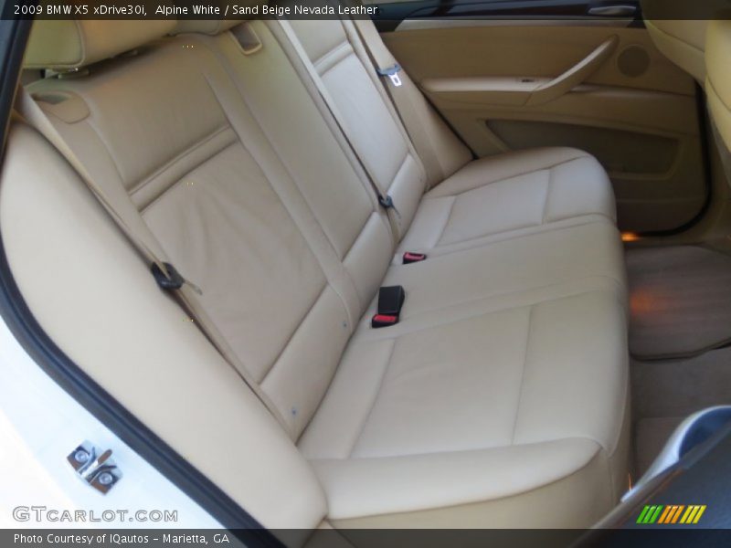 Alpine White / Sand Beige Nevada Leather 2009 BMW X5 xDrive30i