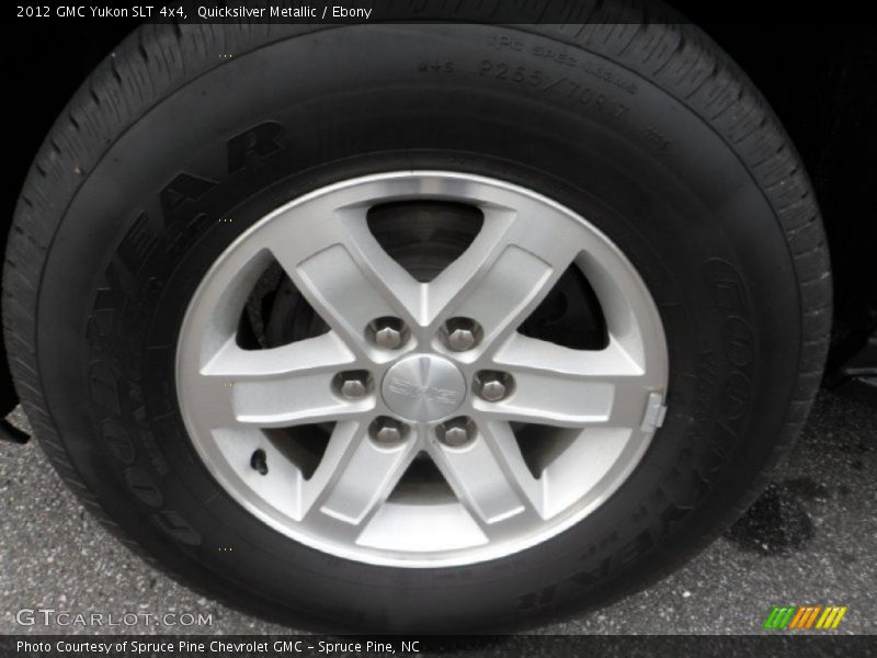 Quicksilver Metallic / Ebony 2012 GMC Yukon SLT 4x4