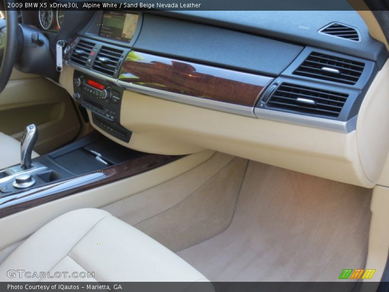 Alpine White / Sand Beige Nevada Leather 2009 BMW X5 xDrive30i