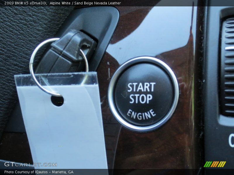 Alpine White / Sand Beige Nevada Leather 2009 BMW X5 xDrive30i