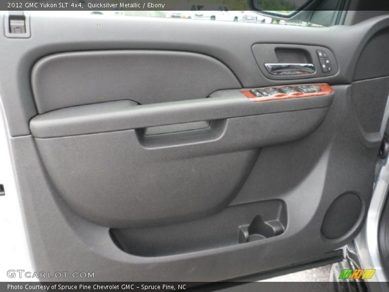 Quicksilver Metallic / Ebony 2012 GMC Yukon SLT 4x4