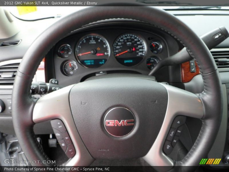 Quicksilver Metallic / Ebony 2012 GMC Yukon SLT 4x4