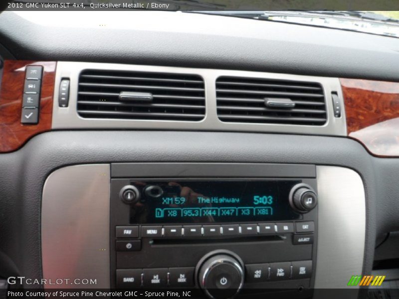 Quicksilver Metallic / Ebony 2012 GMC Yukon SLT 4x4