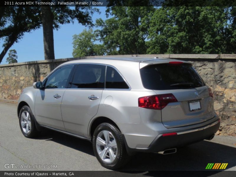 Palladium Metallic / Ebony 2011 Acura MDX Technology