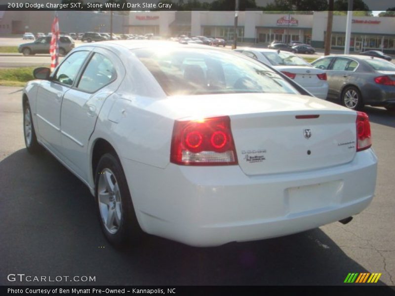 Stone White / Dark Slate Gray 2010 Dodge Charger SXT