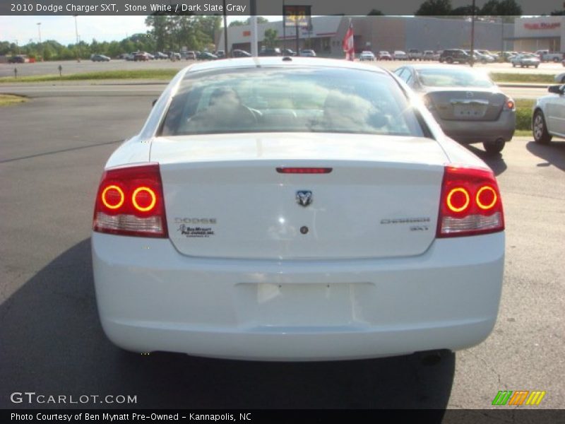 Stone White / Dark Slate Gray 2010 Dodge Charger SXT