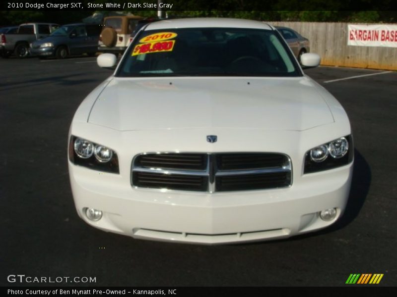 Stone White / Dark Slate Gray 2010 Dodge Charger SXT