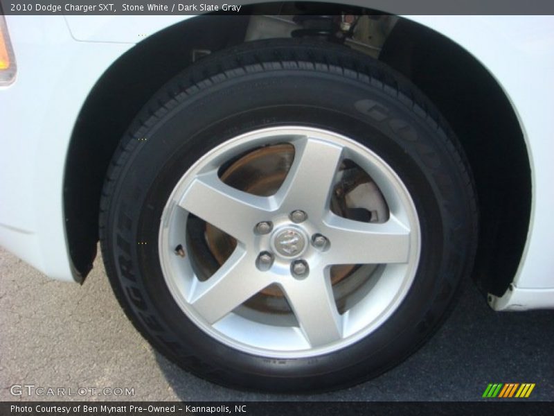 Stone White / Dark Slate Gray 2010 Dodge Charger SXT