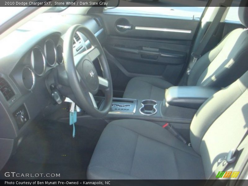 Stone White / Dark Slate Gray 2010 Dodge Charger SXT